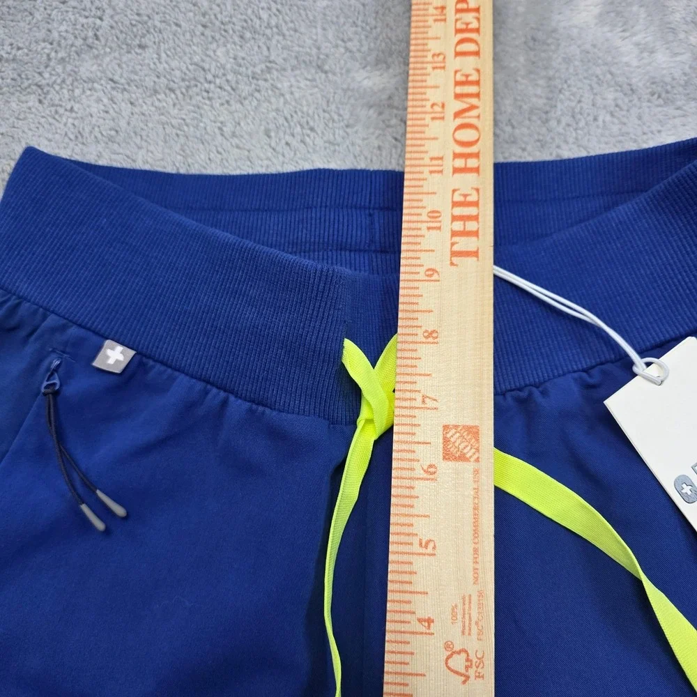 FIGS Women's‎ Boston Slim Jogger Scrub Pants XXS Electric Blue Drawstring NWT